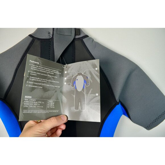 Body Glove Springsuit Wetsuit Teen Unisex Black - Picture 8 of 8